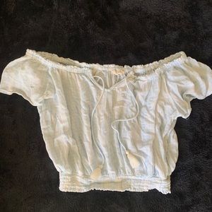 LA Hearts Off-Shoulder Top